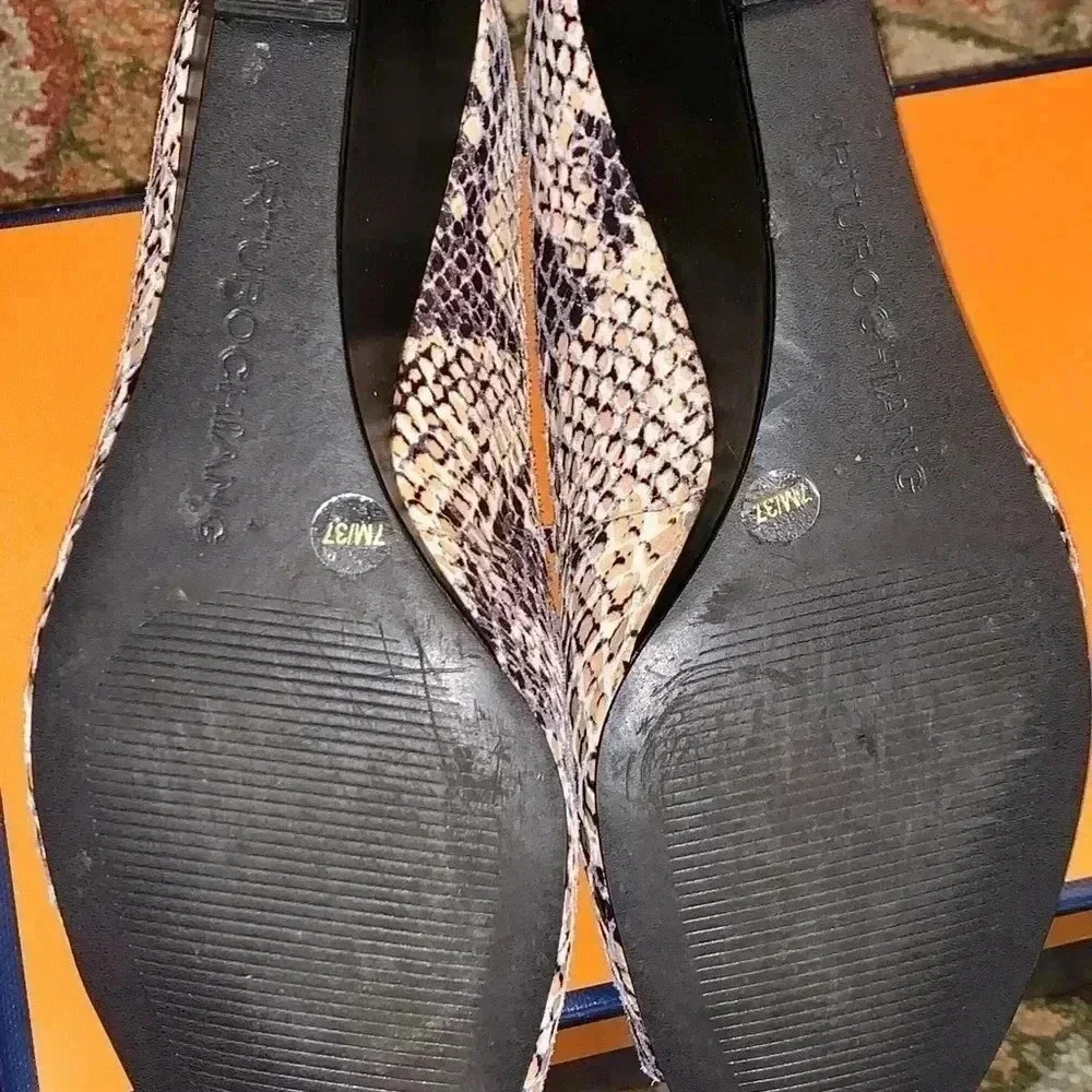 ARTURO CHIANG WEDGES DESERT SNAKE 7M